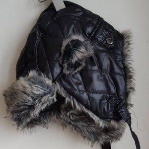 Never worn- Stylish winter hat with ear flaps